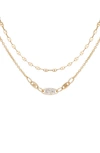 VINCE CAMUTO MARINER CHAIN LAYERED NECKLACE