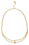 VINCE CAMUTO LAYERED FRONTAL NECKLACE