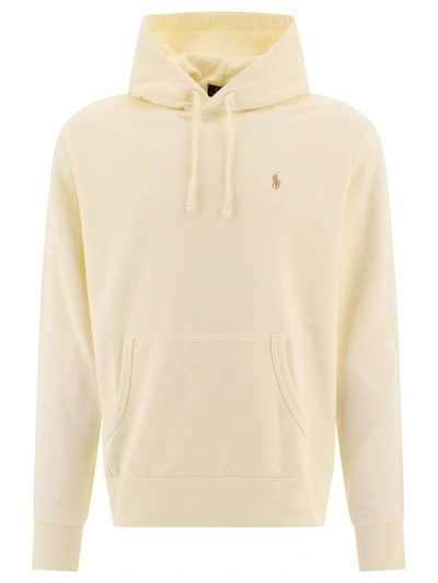 Polo Ralph Lauren Cotton Polo Pony Hoodie In White