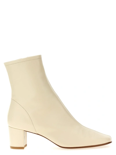 By Far Sofia Ankle Boots In White