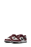 Nike Dunk Low "dark Team Red" Sneakers In Dark Red/ Black/ White/ White