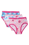 Hatley Kids' Fun Prints 3-pack Assorted Cotton Briefs In Blue