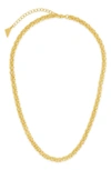 Sterling Forever 14k Plated Yara Chain Necklace In Gold