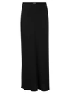 Brunello Cucinelli Silk Blend Long Skirt In Black