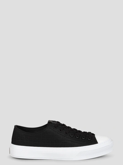Givenchy City 4g Mesh Low-top Sneakers In Black