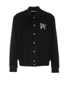 PALM ANGELS PALM ANGELS PA MONOGRAM EMBROIDERED BOMBER JACKET