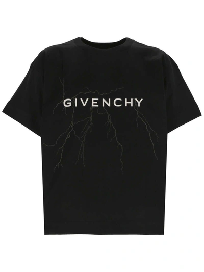 Givenchy Boxy Fit Crewneck T-shirt In Black