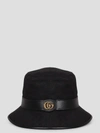 GUCCI GUCCI DOUBLE G GG CANVAS BUCKET HAT