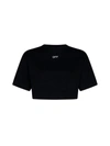 OFF-WHITE OFF-WHITE OFF-STAMP CREWNECK CROPPED T-SHIRT