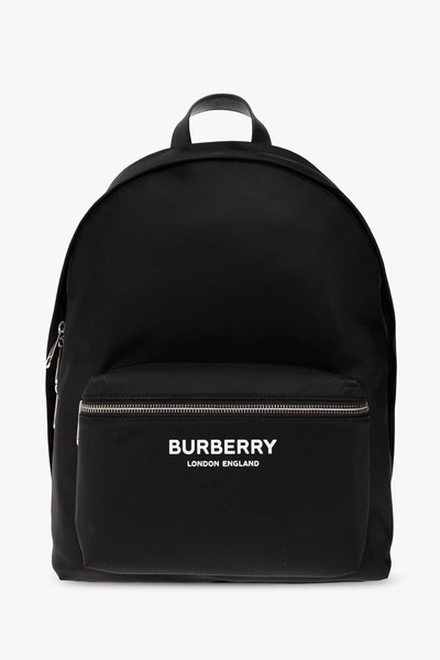 Burberry Backpack With Logo In Black