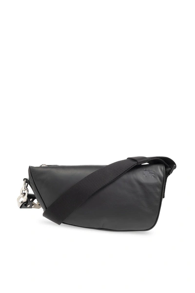 Burberry Shield Shoulder Bag In Black
