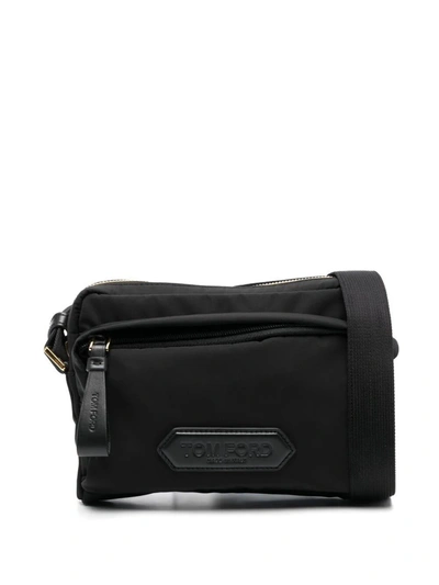 Tom Ford Messenger Bag In Black