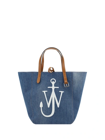 Jw Anderson J.w. Anderson Belt Tote Cabas In Blue