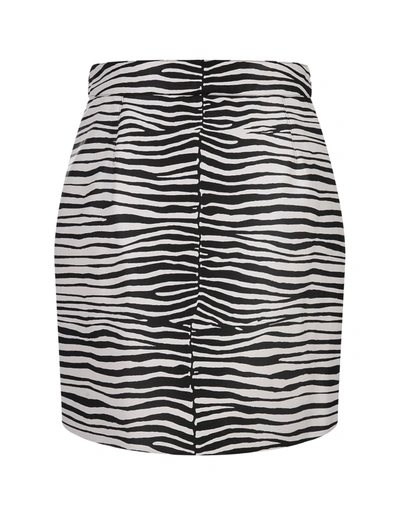 Dsquared2 Printed Faux Leather Skirt In Default Title