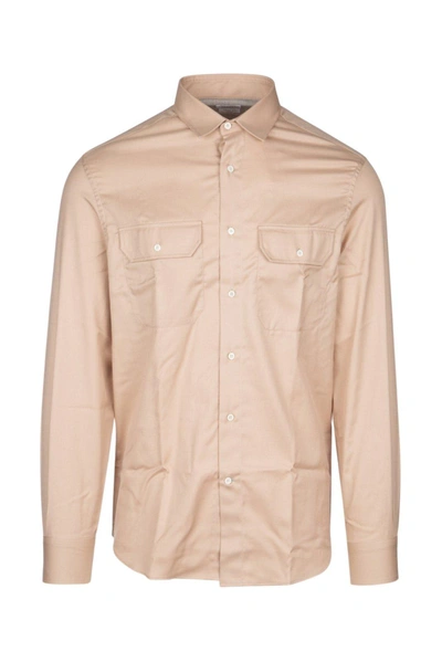 Brunello Cucinelli Curved Hem Buttoned Shirt In Default Title