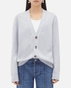 Bottega Veneta Relaxed Fit Knitwear With Intrecciato Leather Patches In Multicolor