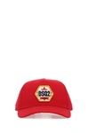 DSQUARED2 DSQUARED2 RED COTTON BASEBALL CAP