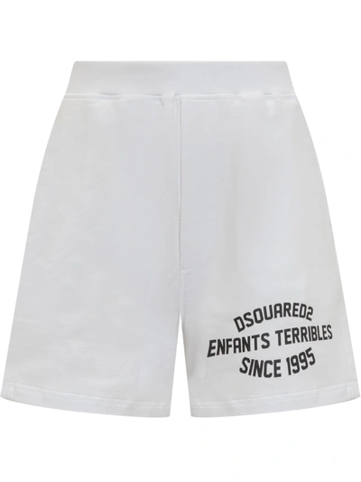 Dsquared2 Long Arnold Short In White