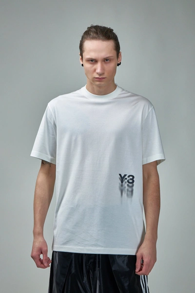 Y-3 Gfx Ss Tee In White