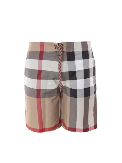 BURBERRY BURBERRY CHECKED SWIM SHORTS