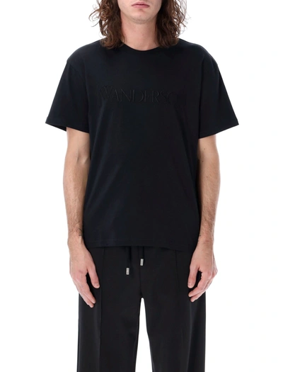 Jw Anderson Logo-embroidered Cotton T-shirt In Default Title