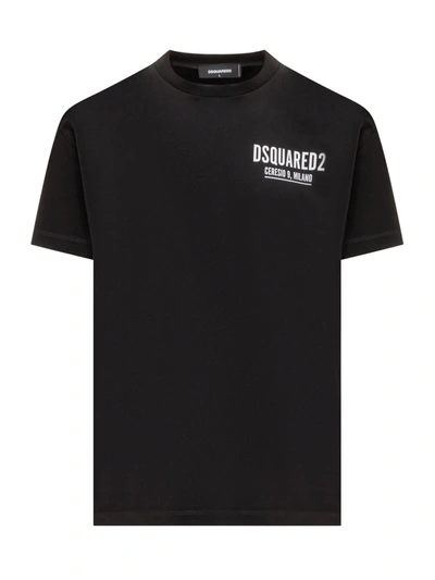 Dsquared2 Mini Logo Ceresio 9 T-shirt In Black
