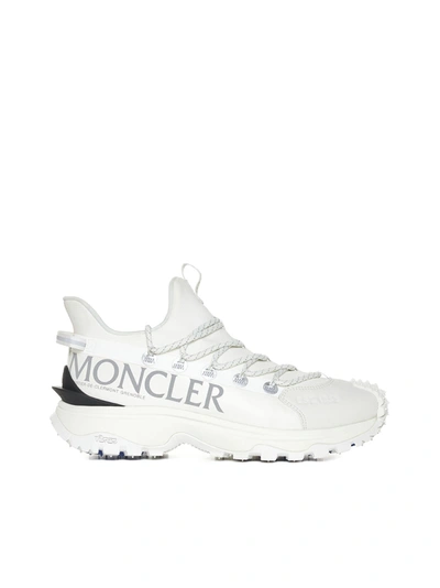 Moncler Trainers In Bianco