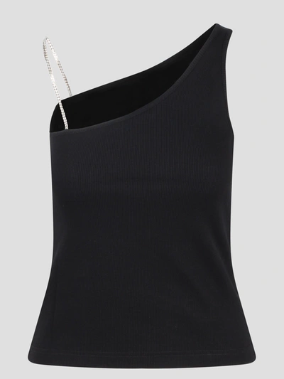 GIVENCHY GIVENCHY CHAIN DETAIL ASYMMETRIC TOP