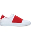 GIVENCHY KNOT ELASTICATED LEATHER TRAINERS,926-10004-0563411109