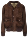 GOLDEN GOOSE GOLDEN GOOSE BROWN VALSTAR JACKET