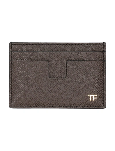 TOM FORD TOM FORD SMALL GRAIN LEATHER CARDHOLDER