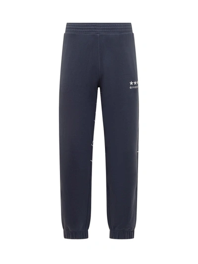 Givenchy Jogging Trousers With 4g In Deep Blue