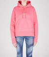 Dsquared2 Woman Sweatshirt Pink Size Xs Cotton, Elastane In Fuxia