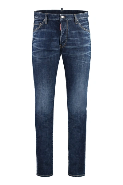 Dsquared2 Cool-guy Jeans In Navy Blue