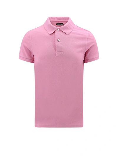 Tom Ford Polo Shirt In Nude & Neutrals