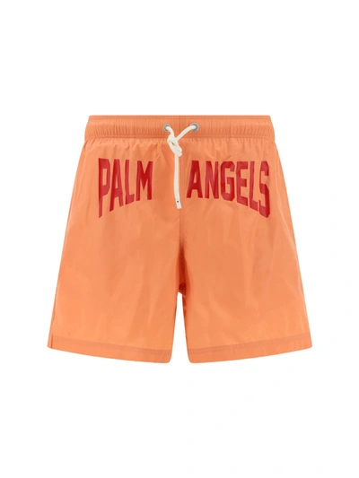 Palm Angels Swimsuit In Pink Red