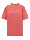 Stella Mccartney Stella Iconics Logo Relaxed Fit T-shirt In Pink