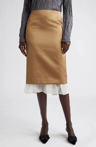 ALTUZARRA FANNIE LAYERED LOOK PENCIL SKIRT