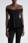 ALTUZARRA ALTUZARRA SIMONE OFF THE SHOULDER PEPLUM TOP