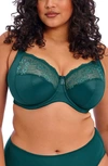 Elomi Morgan Side Support Bra In Deep Teal