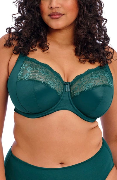 Elomi Morgan Side Support Bra In Deep Teal