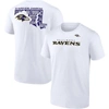 FANATICS FANATICS BRANDED WHITE BALTIMORE RAVENS HOT SHOT STATE T-SHIRT