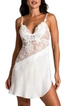 In Bloom By Jonquil Marry Me Satin & Lace Chemise In Ivory