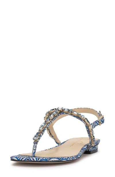 Jessica Simpson Dehna Slingback Sandal In Atlantic Blue