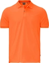 HUGO BOSS MEN'S PALLAS SHORT SLEEVE COTTON POLO SHIRT IN ORANGE