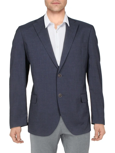 Nautica Mens Woven Long Sleeves Two-button Blazer In Multi