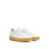 HUGO LACE-UP TRAINERS IN NAPPA LEATHER WITH BACKTAB LOGO
