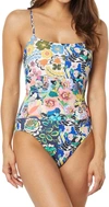Johnny Was Layla Spaghetti Strap One-piece In Multicolor In Multi