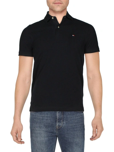 Tommy Hilfiger Slim Fit 1985 Polo In Black