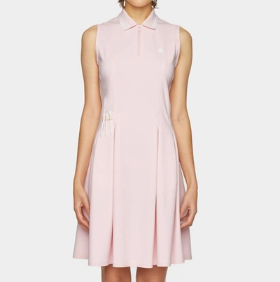 Tilley Polo Dress In Pink